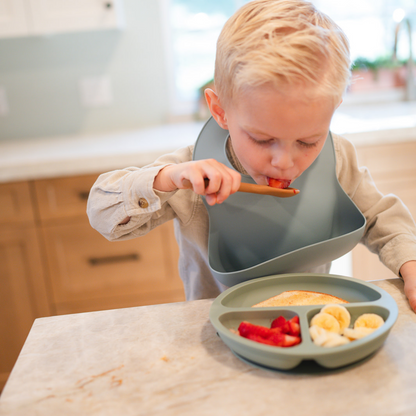 Blush Silicone Baby Bib