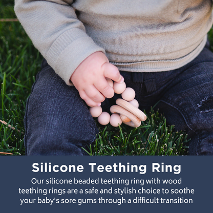 Sage Teething Ring