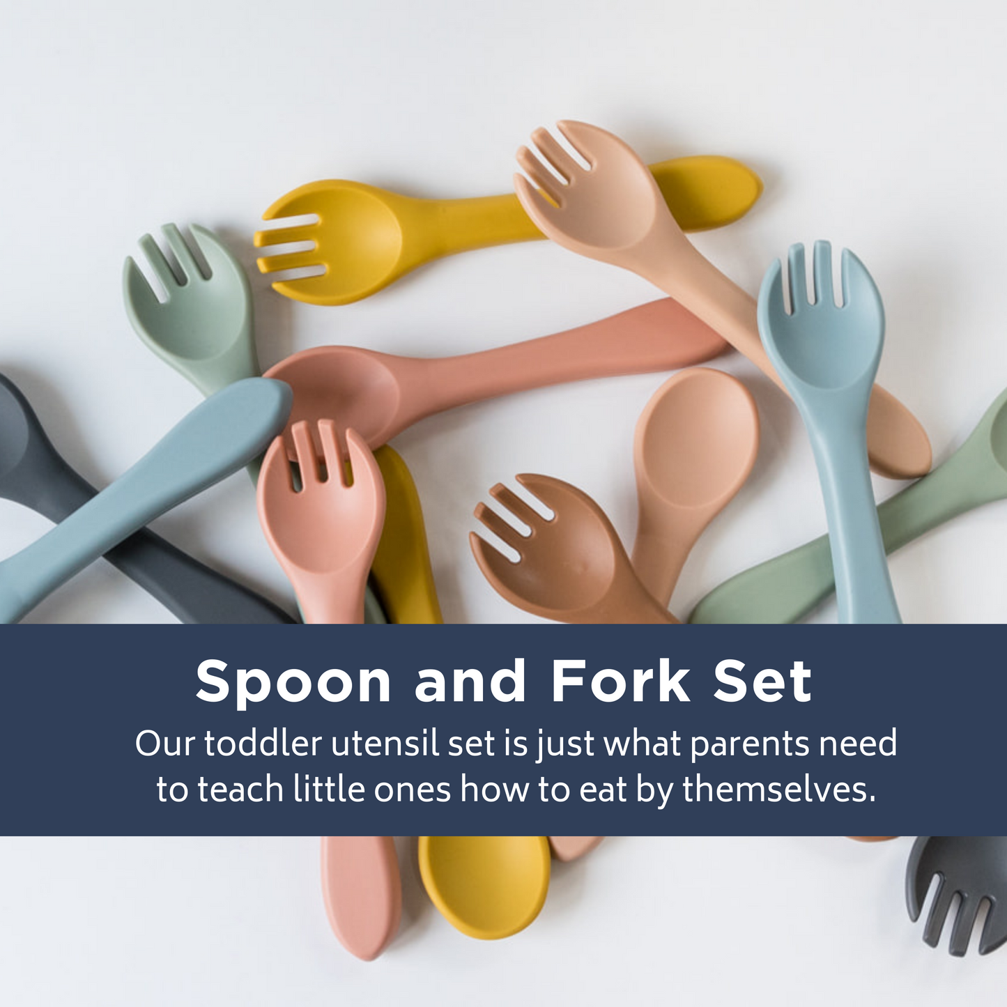 Duck Egg Blue Spoon and Fork Set