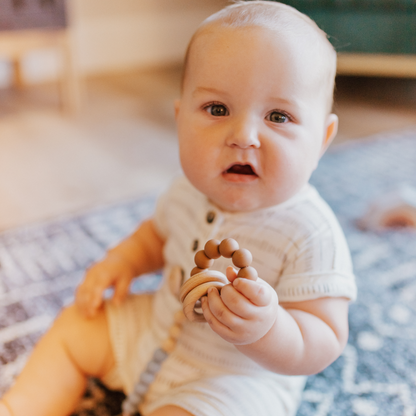 Sage Teething Ring