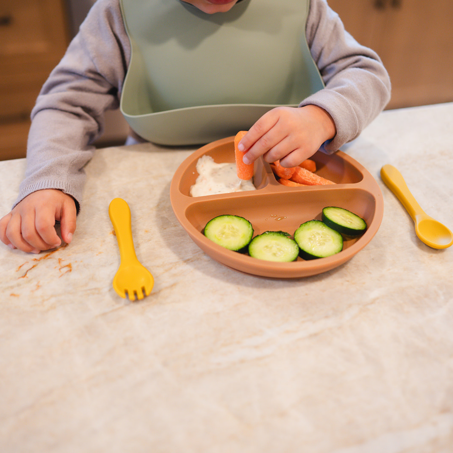 Mustard Spoon and Fork Set