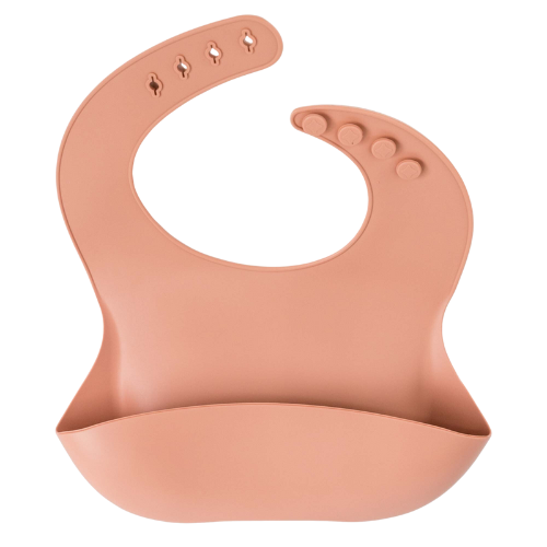 Blush Silicone Baby Bib