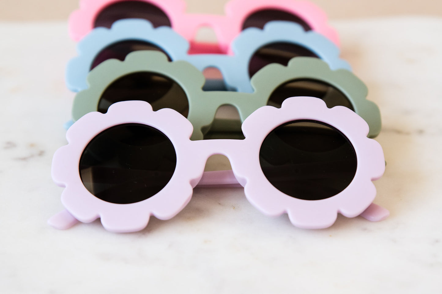 Toddler & Kid Daisy Sunglasses - Lavender