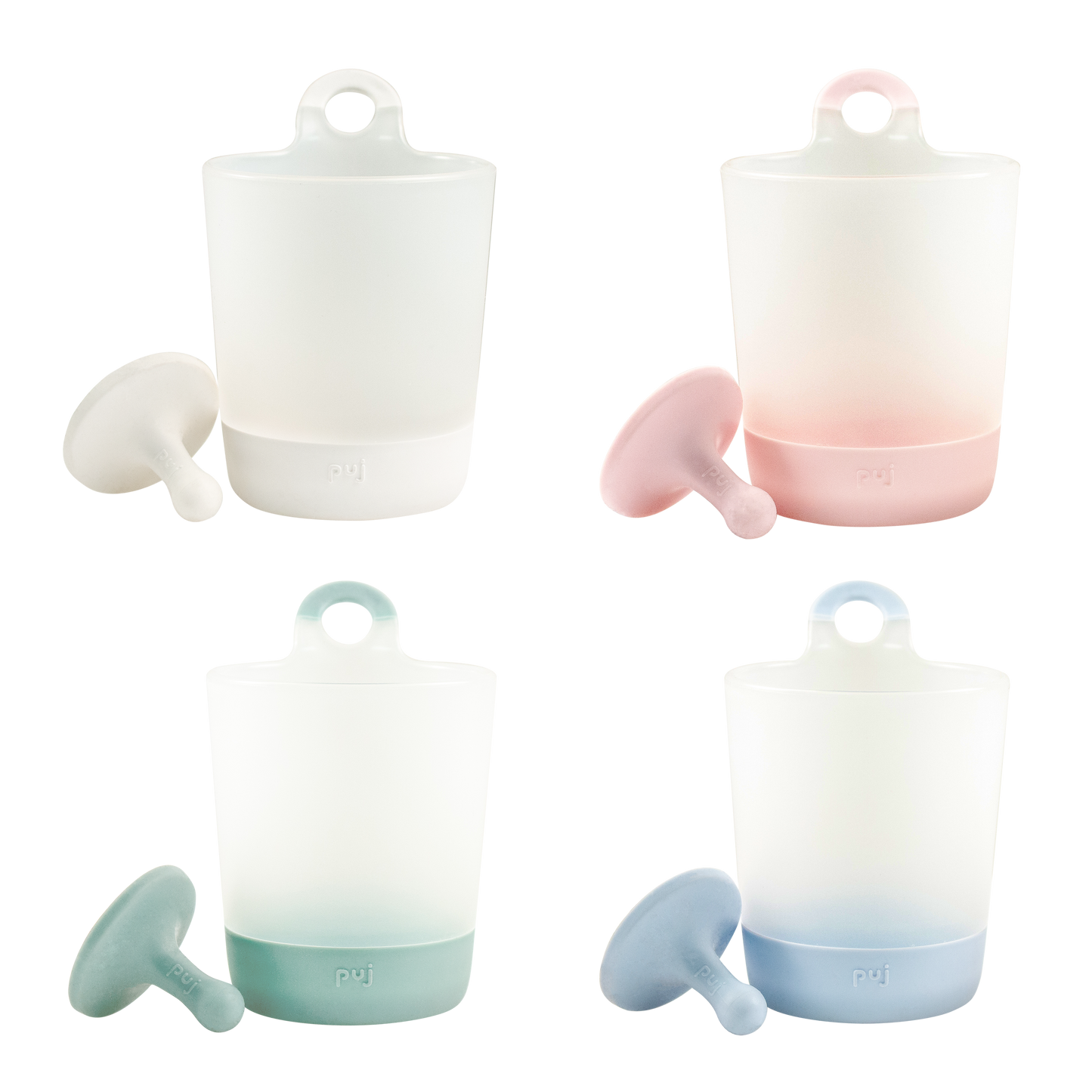 Puj - Hangable fridge cups for kids (4 pack)