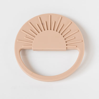 Cream Sunburst Teething Toy