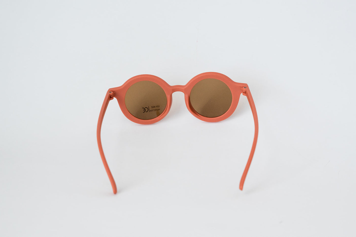 Toddler & Kid Retro Sunglasses - Coral Orange