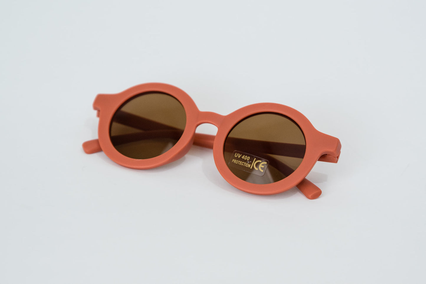 Toddler & Kid Retro Sunglasses - Coral Orange