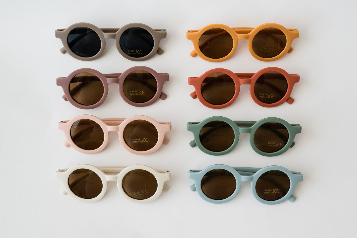 Toddler & Kid Retro Sunglasses - Coffee