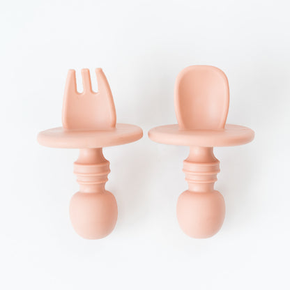 Blush Mini Spoon and Fork Set