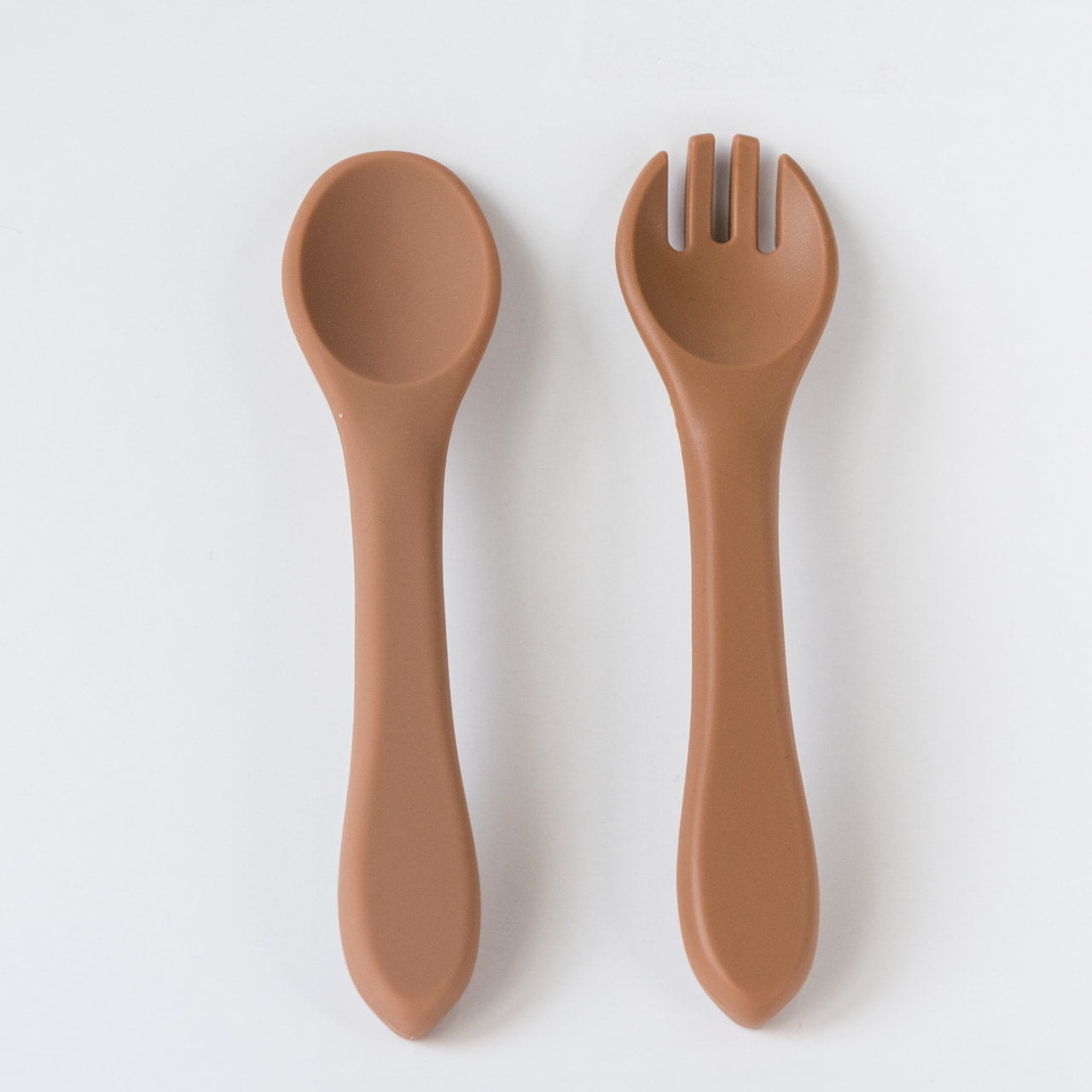 Clay Spoon and Fork Set