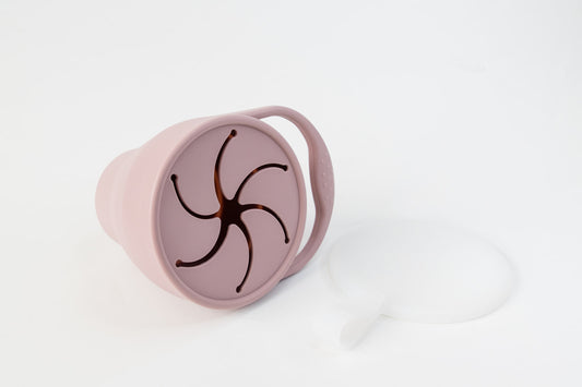 Dusty Rose Collapsible Snack Cup